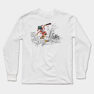 skater fox gift 3 Long Sleeve T-Shirt